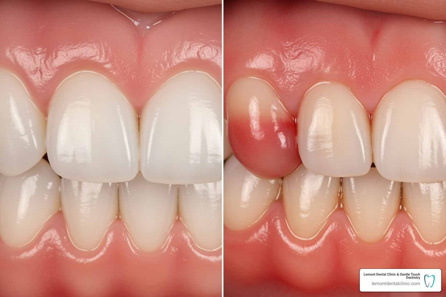 healthy gums vs gingivitis - how long should you brush your teeth