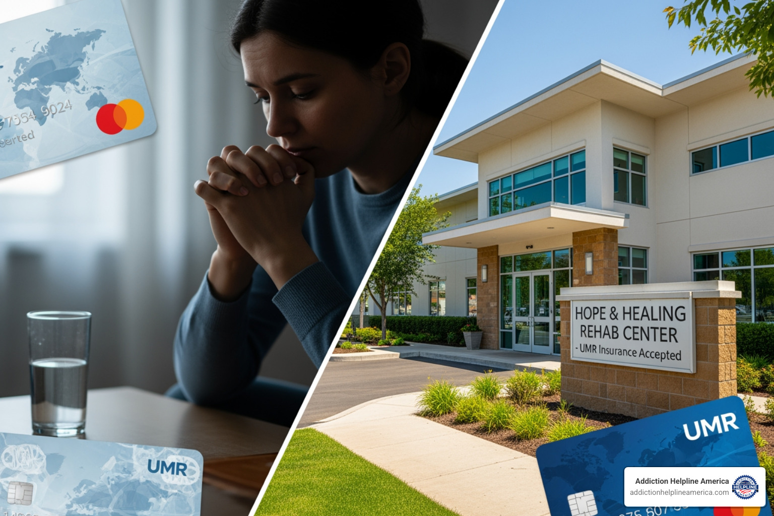 Diagram showing UMR as a TPA connecting an employer, an employee, and a healthcare network like UnitedHealthcare - UMR Insurance Coverage for Drug and Alcohol Rehab