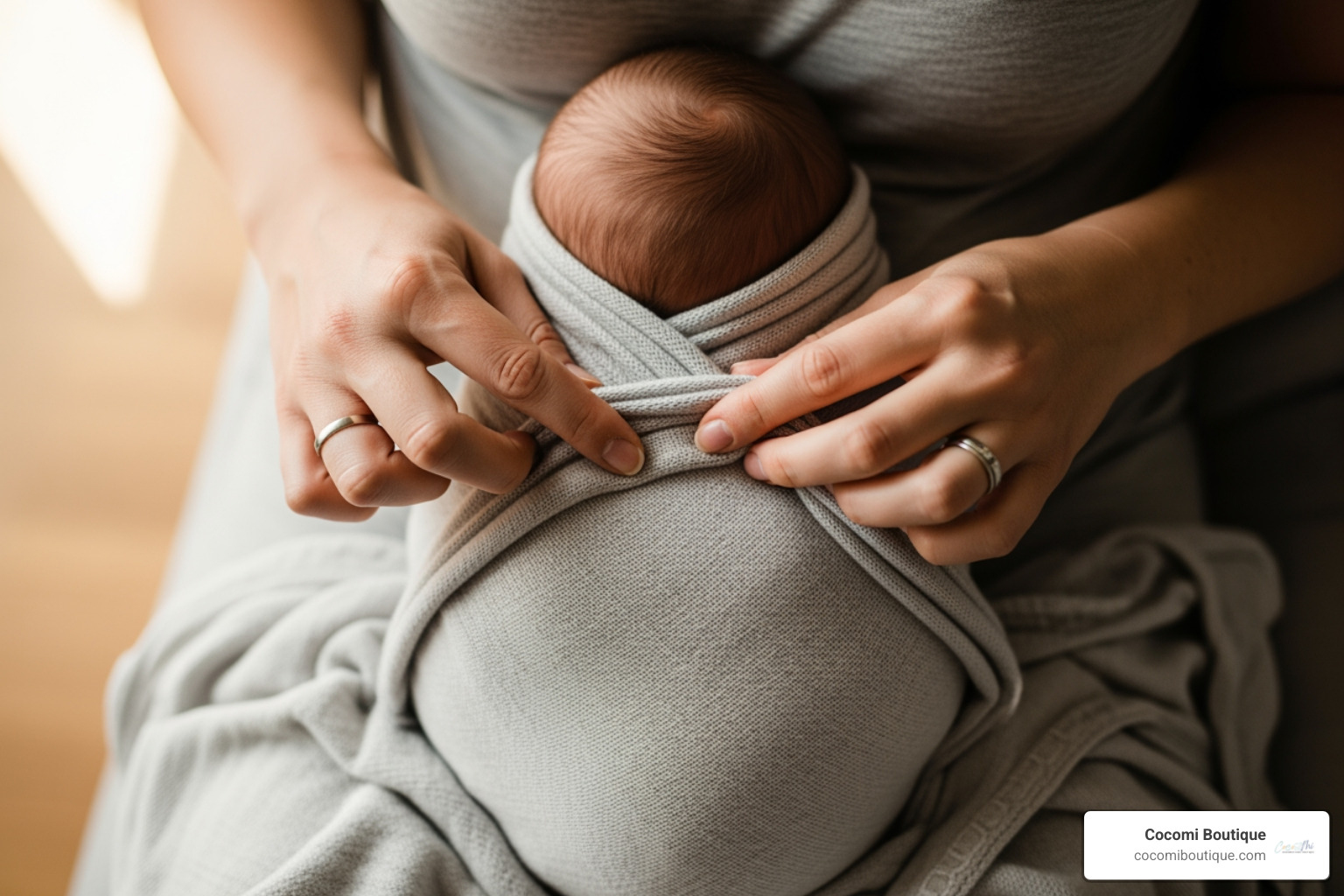 diamond swaddle technique in four steps - swaddles