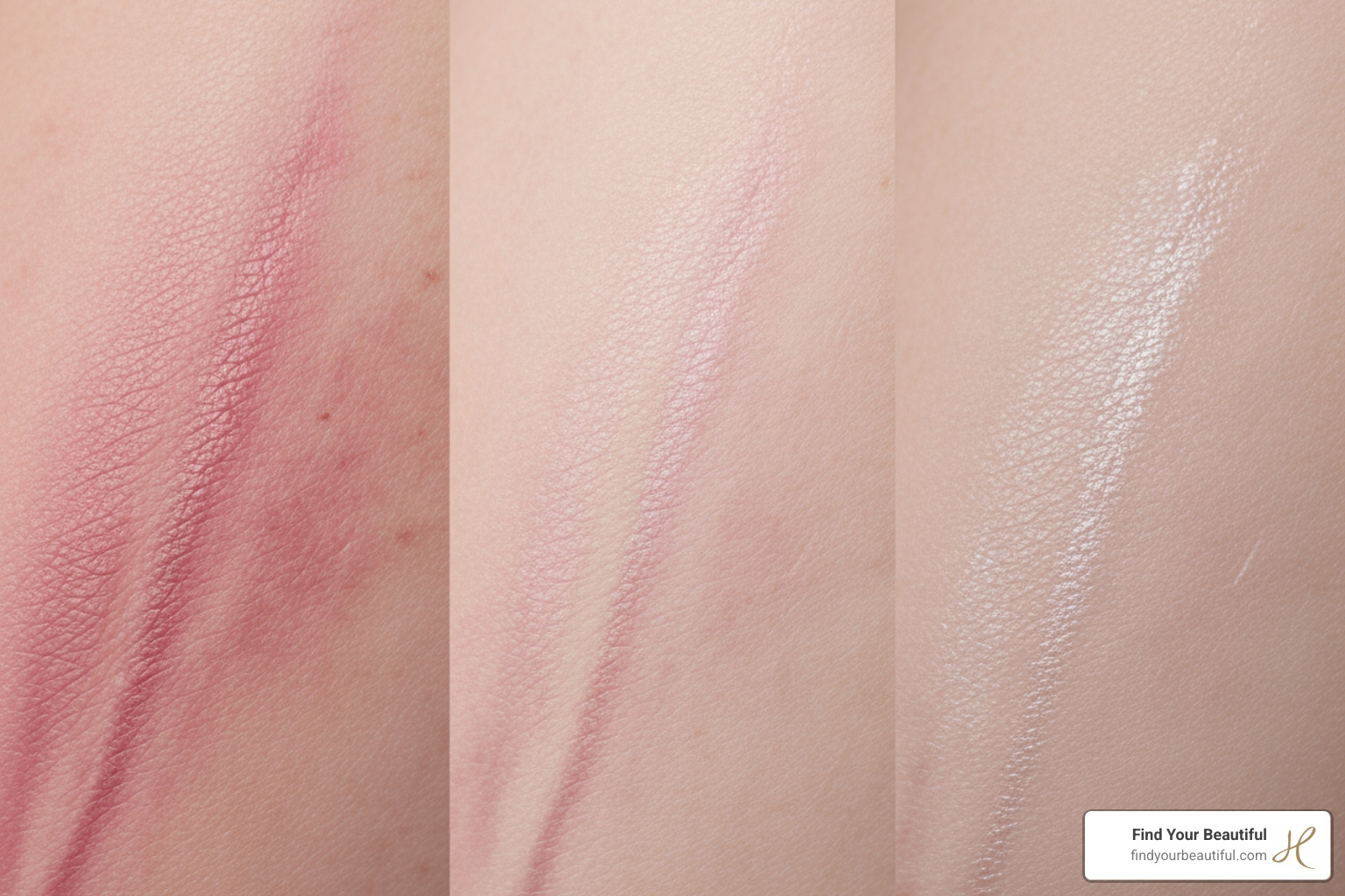 Progression of stretch mark fading over multiple microneedling sessions - microneedling for stretch marks before and after