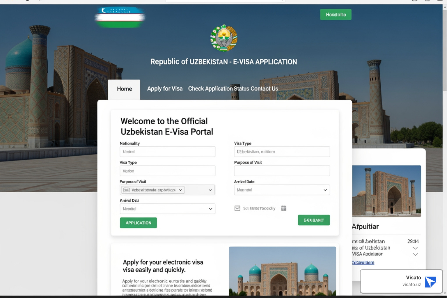 Official Uzbekistan e-visa portal homepage - uzbekistan tourist visa for indian Official Uzbekistan e-visa portal homepage - uzbekistan tourist visa for indian