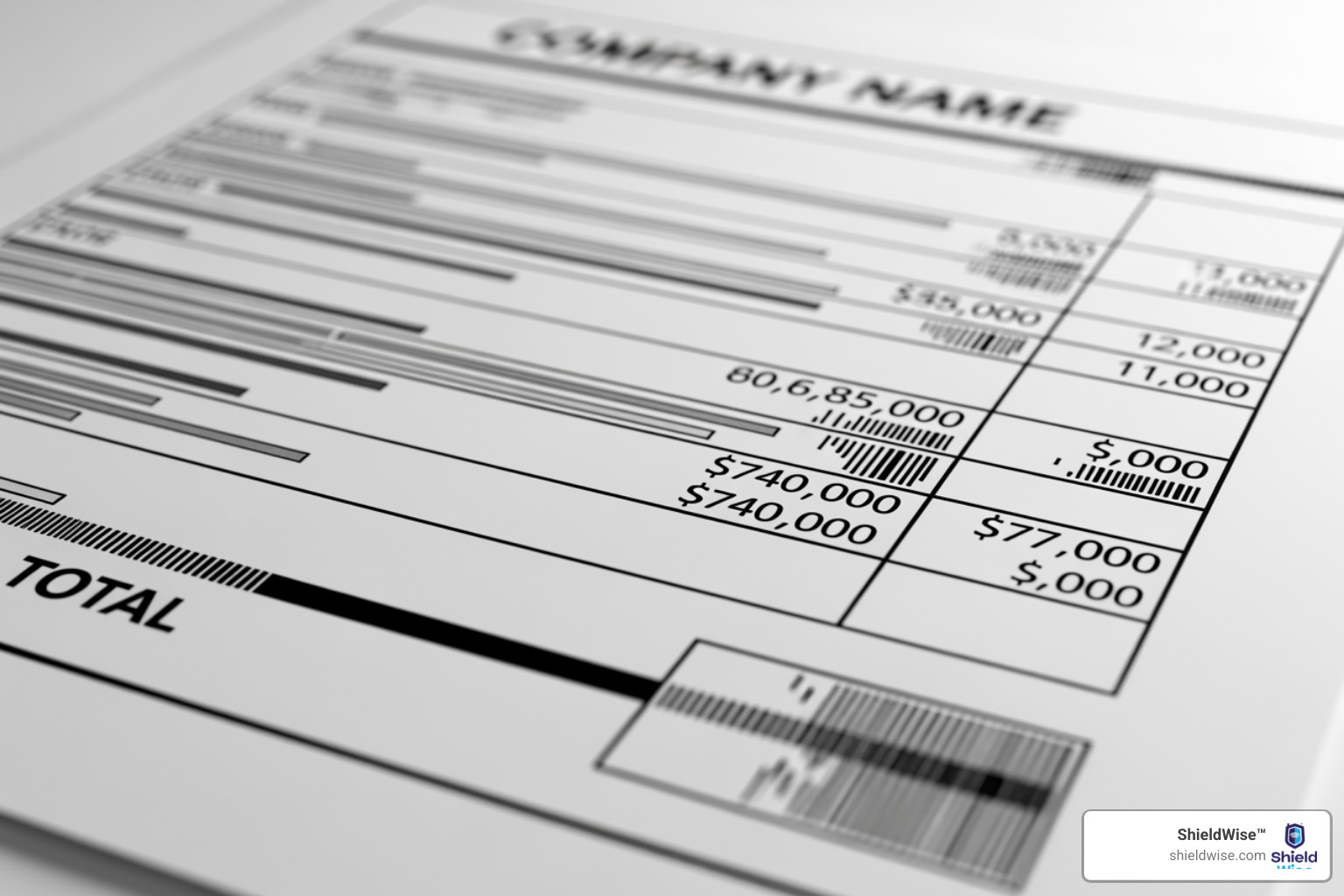 an itemized funeral bill or cost breakdown chart - What are final expenses?