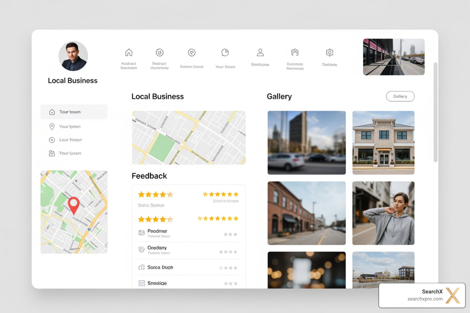 Image of a fully optimized Google Business Profile - Google local pack Image of a fully optimized Google Business Profile - Google local pack