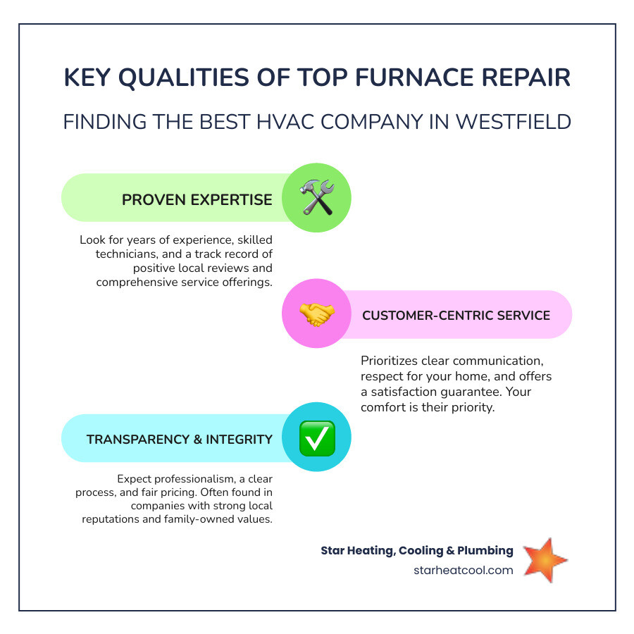 Infographic: Key Qualities of the Best Furnace Repair Companies in Westfield - 