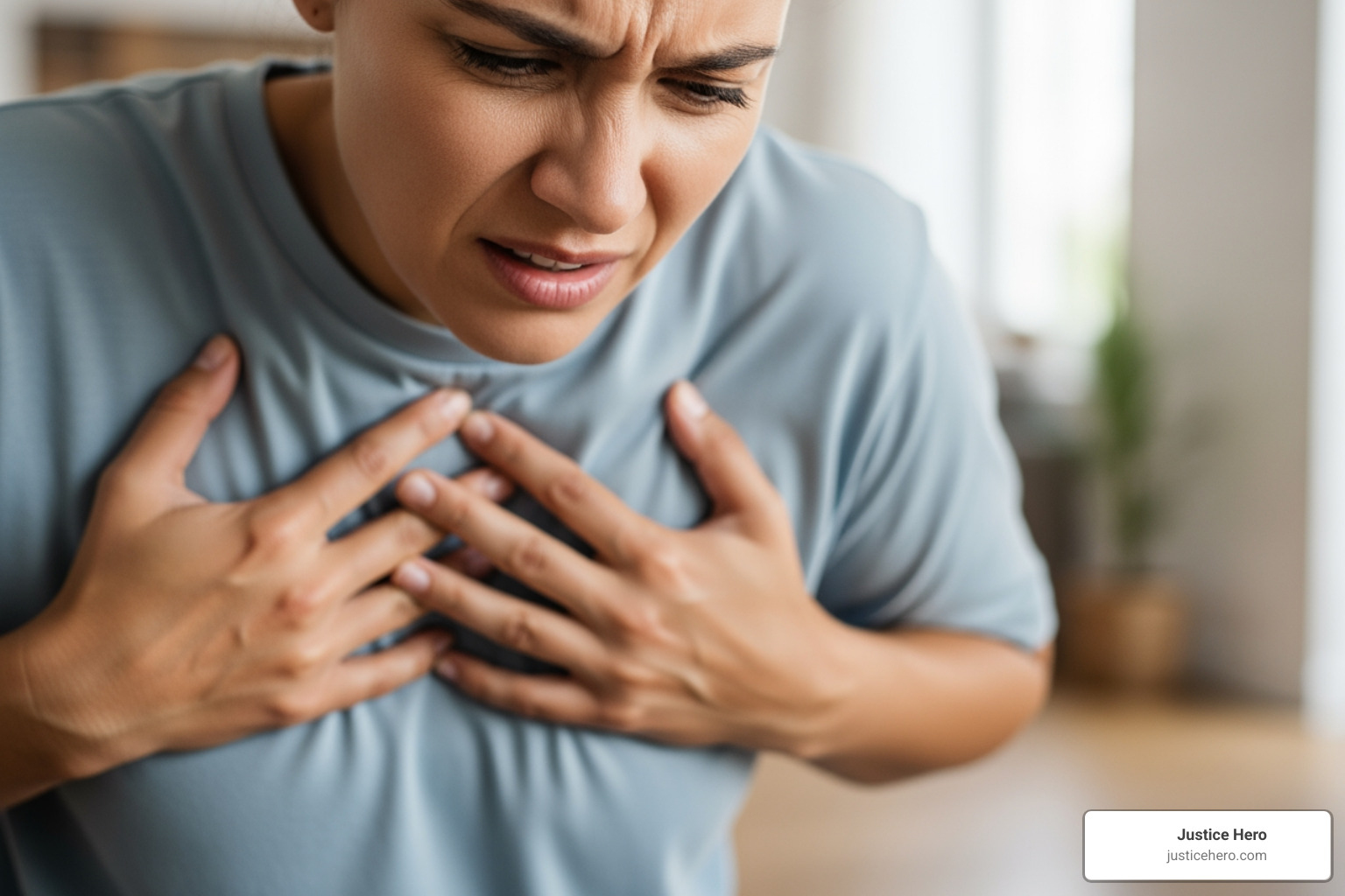 Image of a person experiencing heartburn - why is zantac in the news