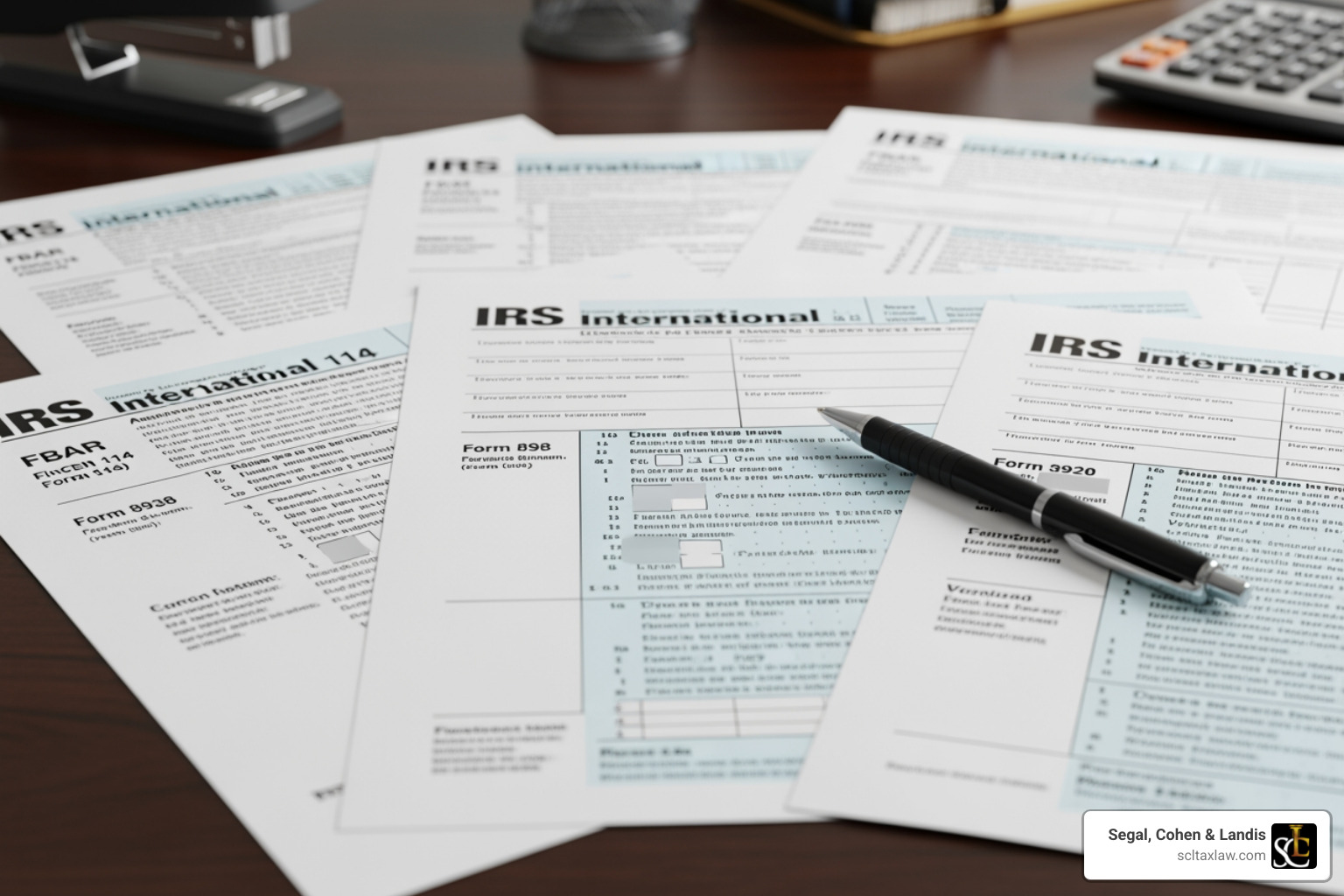 IRS international tax forms like FBAR, FATCA, and 3520 - international tax attorney dallas