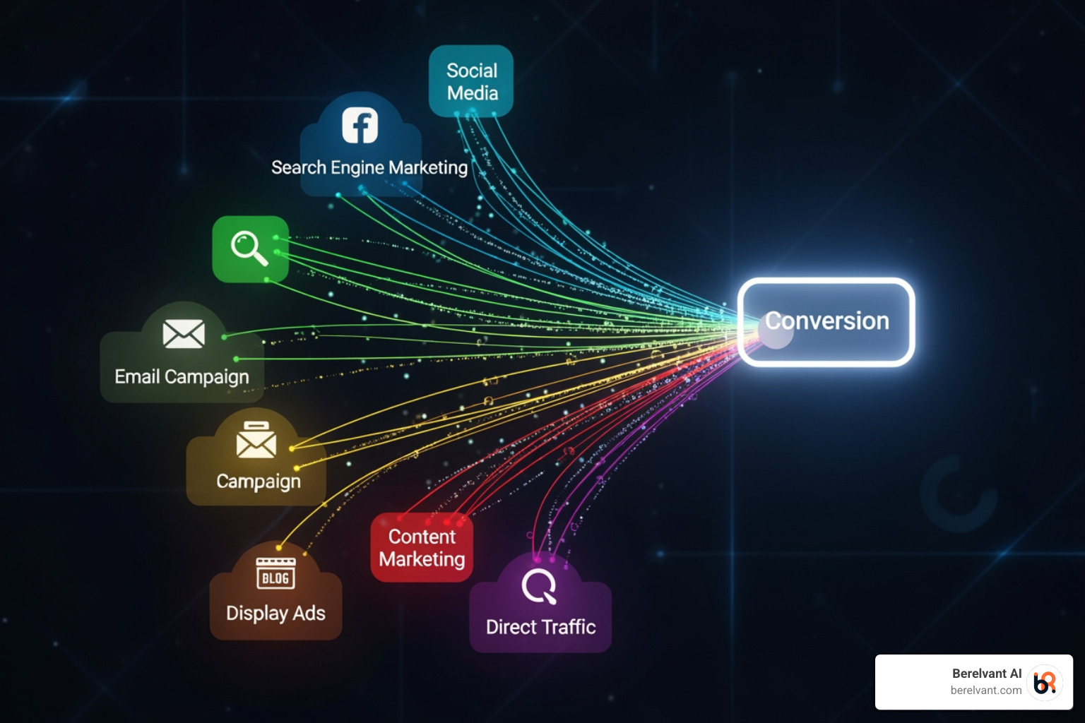 Attribution model graph - ai digital marketing agency