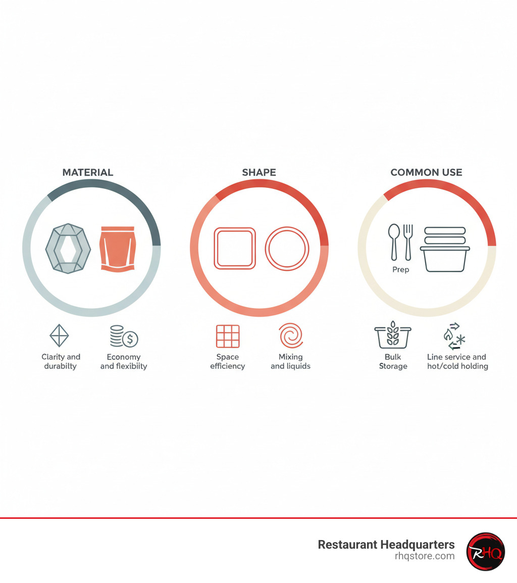 Ingredients Storage Types From Bulk Bins to Round Raves: Your Restaurant's Food | RHQ