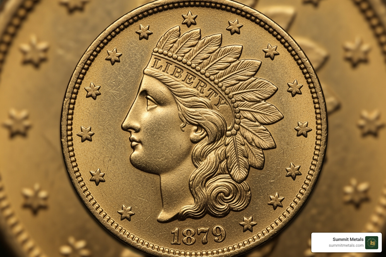 1879 $1 Gold Dollar coin - 1879 gold coin value