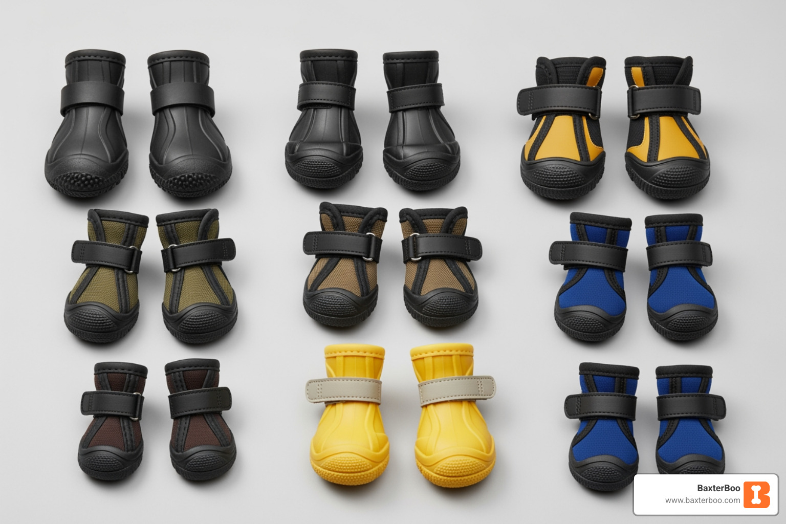 collection of different types of dog boots - dog snow boots collection of different types of dog boots - dog snow boots