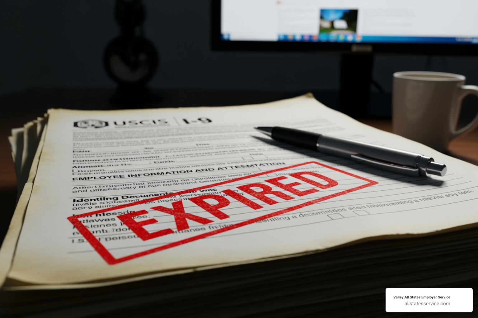 Lists of Acceptable Documents from the I-9 form - Expired I-9 documents