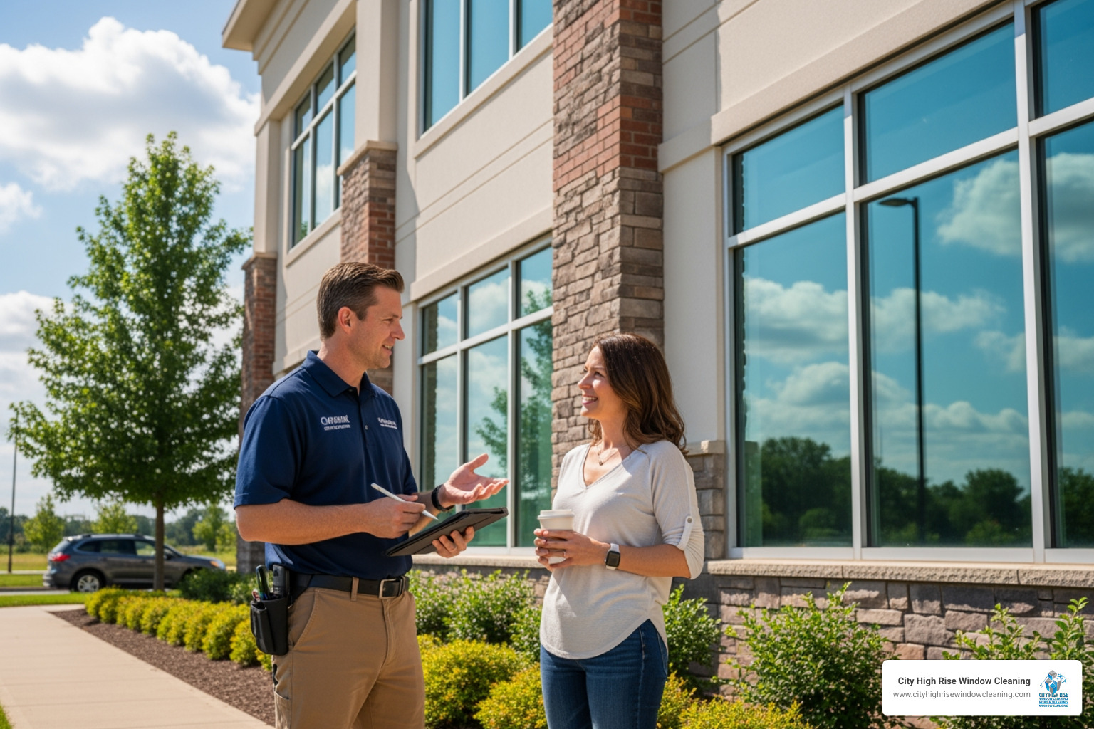 window cleaning technician providing estimate - monmouth county window cleaning window cleaning technician providing estimate - monmouth county window cleaning