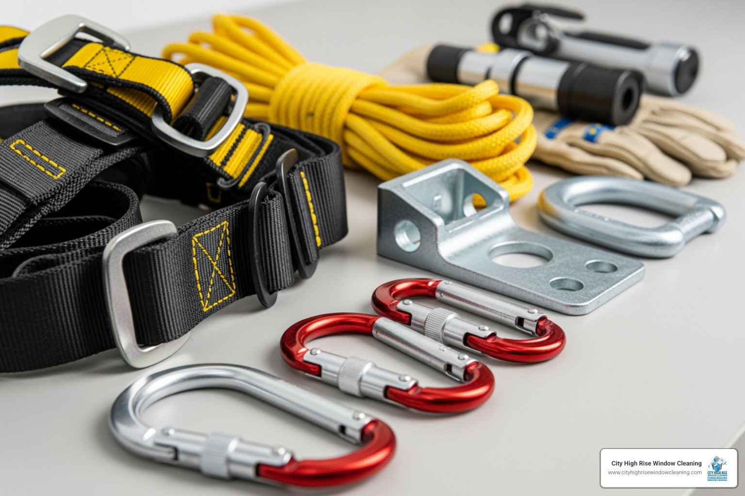 Window cleaning safety equipment, including harnesses, ropes, and anchors - co op window cleaning service nyc Window cleaning safety equipment, including harnesses, ropes, and anchors - co op window cleaning service nyc