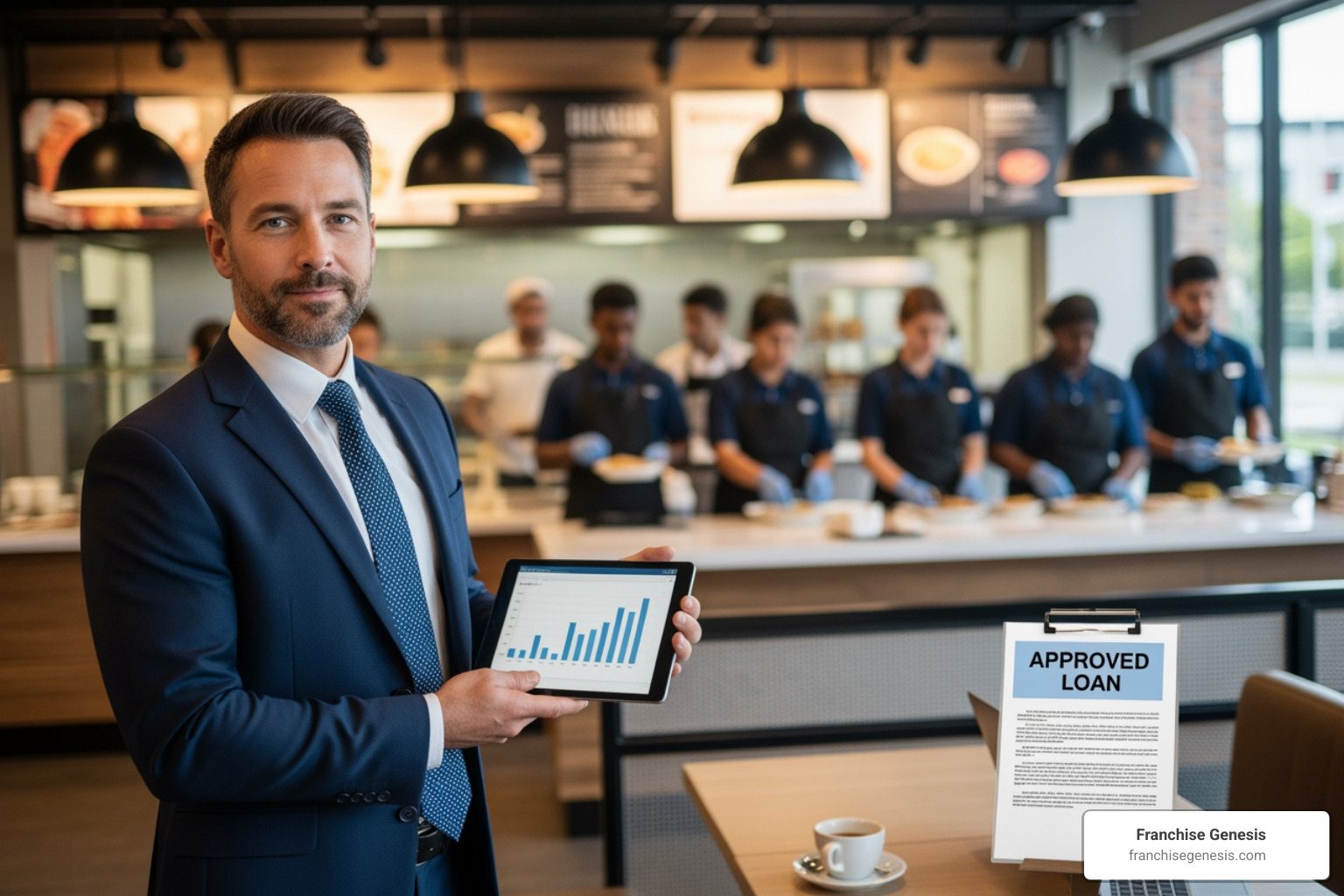 Flowchart depicting different financing paths for a franchisee, including SBA loans, conventional loans, alternative lenders, and franchisor financing. - Franchise business loans