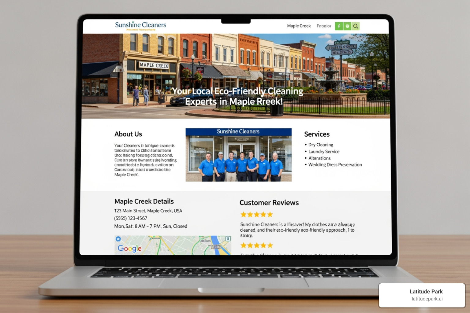 well-optimized local franchise page showing unique content and local details - franchise SEO strategy well-optimized local franchise page showing unique content and local details - franchise SEO strategy
