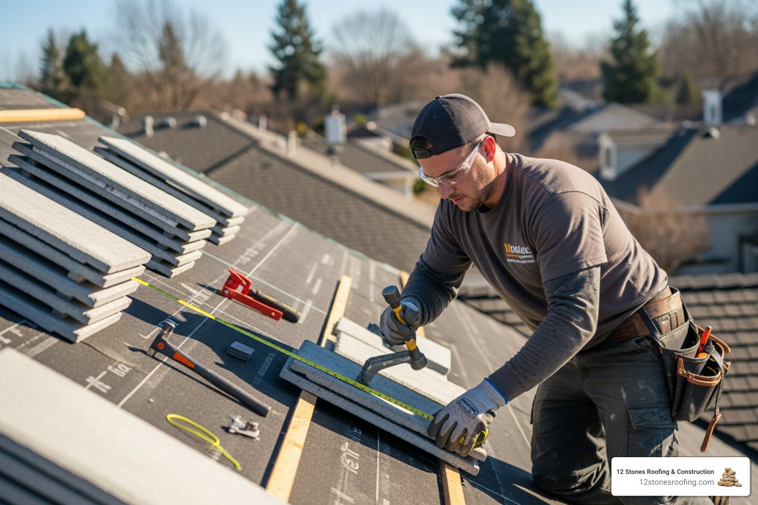 certified roofer installing concrete slates - concrete roof slates certified roofer installing concrete slates - concrete roof slates