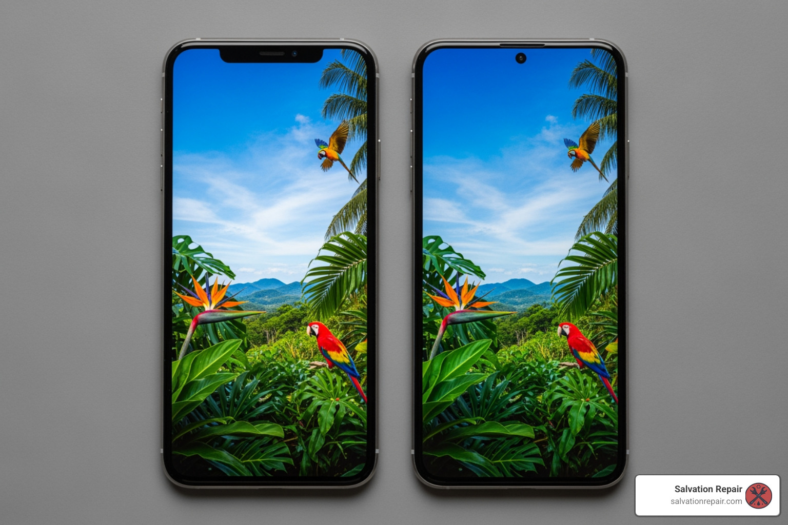 comparison of OEM vs aftermarket screen visual quality - iphone x screen repair cost