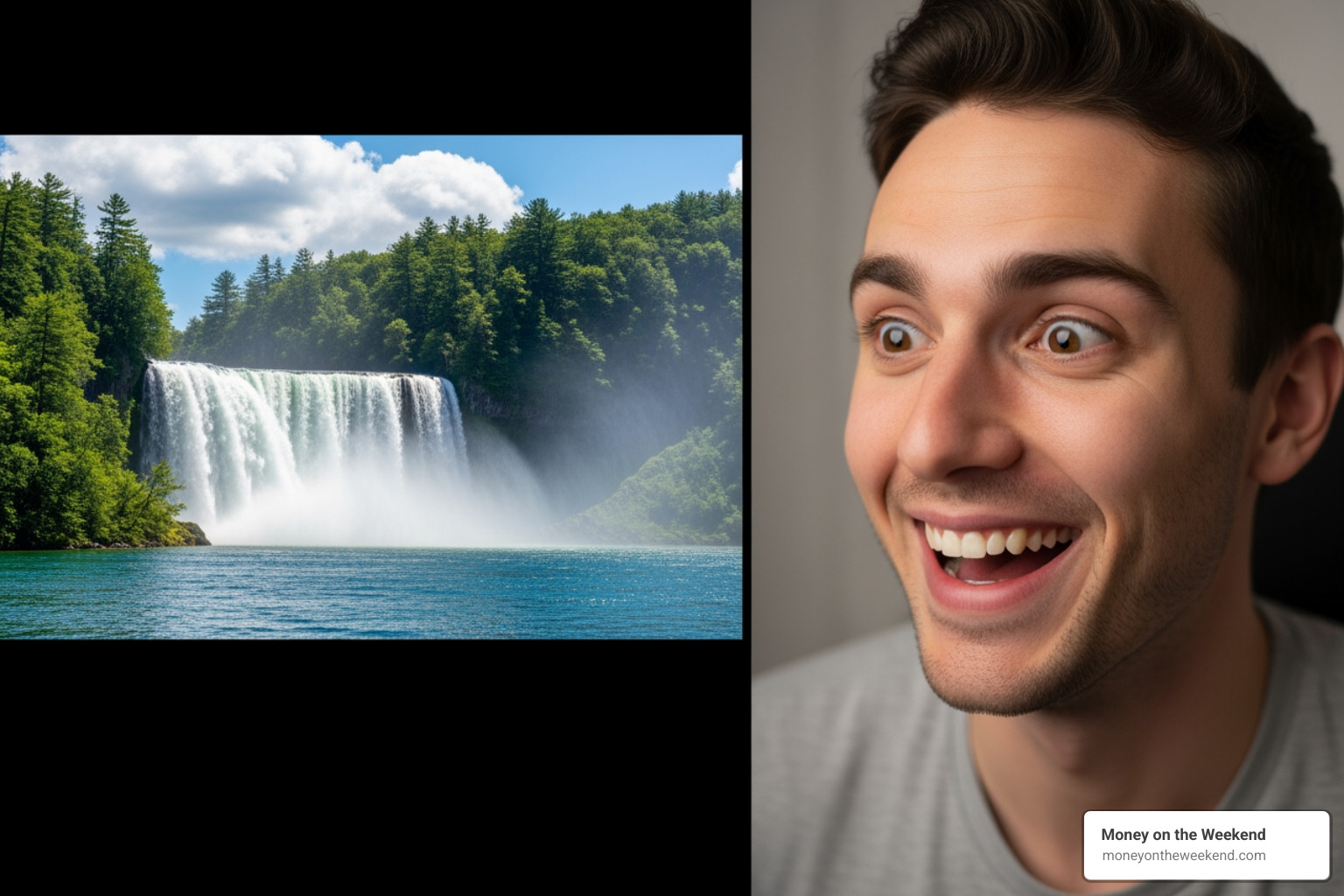 split-screen view showing a creator's face and the video they are reacting to - how to start a reaction youtube channel split-screen view showing a creator's face and the video they are reacting to - how to start a reaction youtube channel