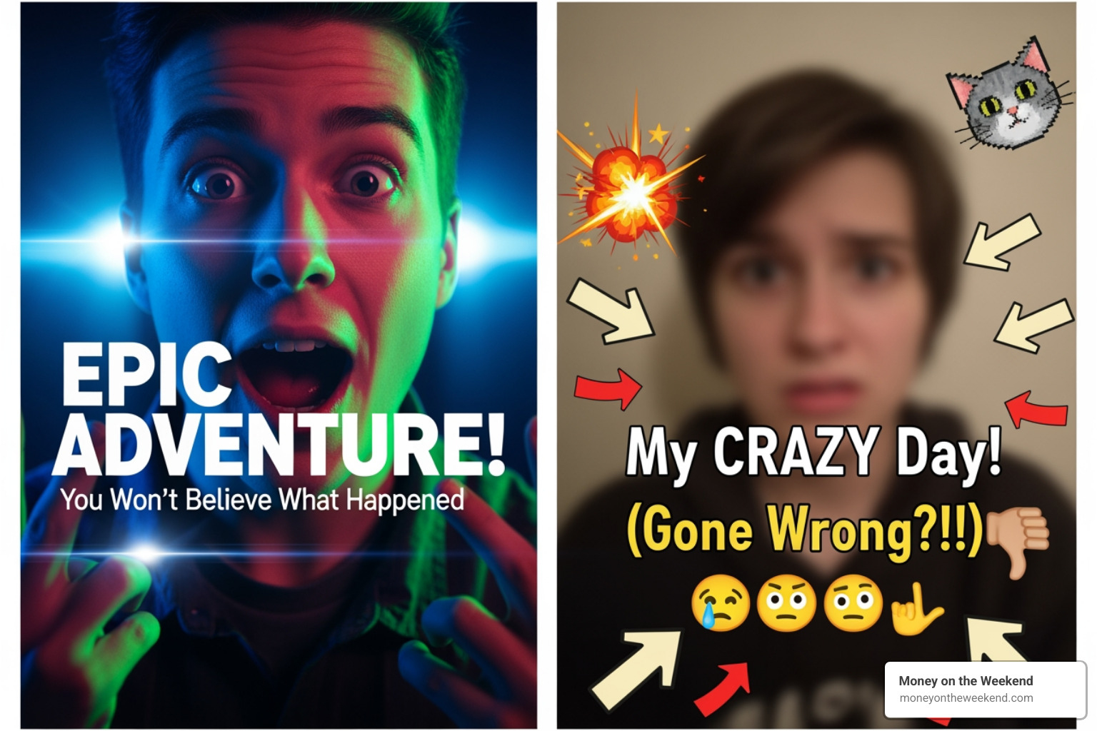 Good vs bad YouTube thumbnail comparison - what makes a great youtube channel Good vs bad YouTube thumbnail comparison - what makes a great youtube channel