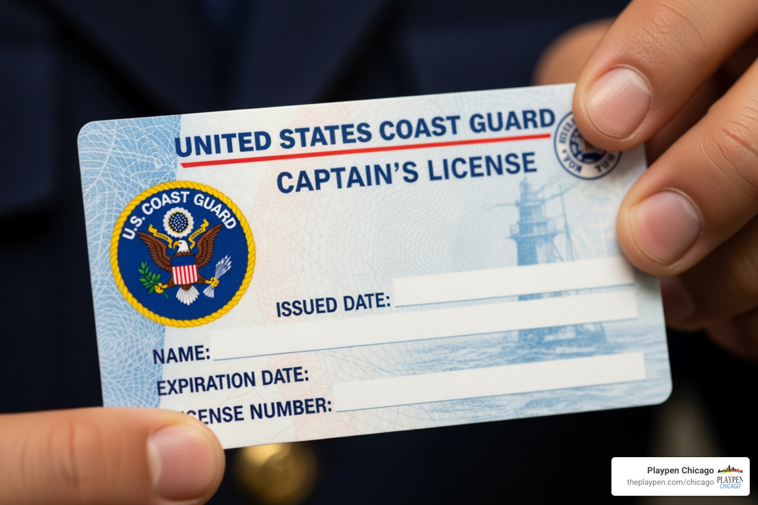 Sample USCG Captain's License credential - Charter permit requirements Sample USCG Captain's License credential - Charter permit requirements