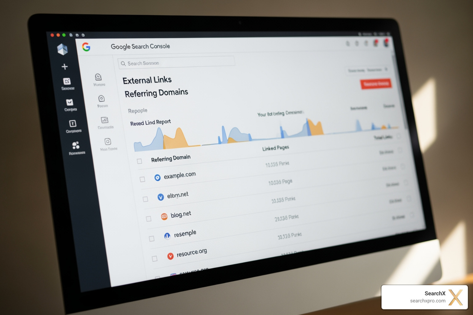 Google Search Console Links report interface - monitor backlinks tutorial