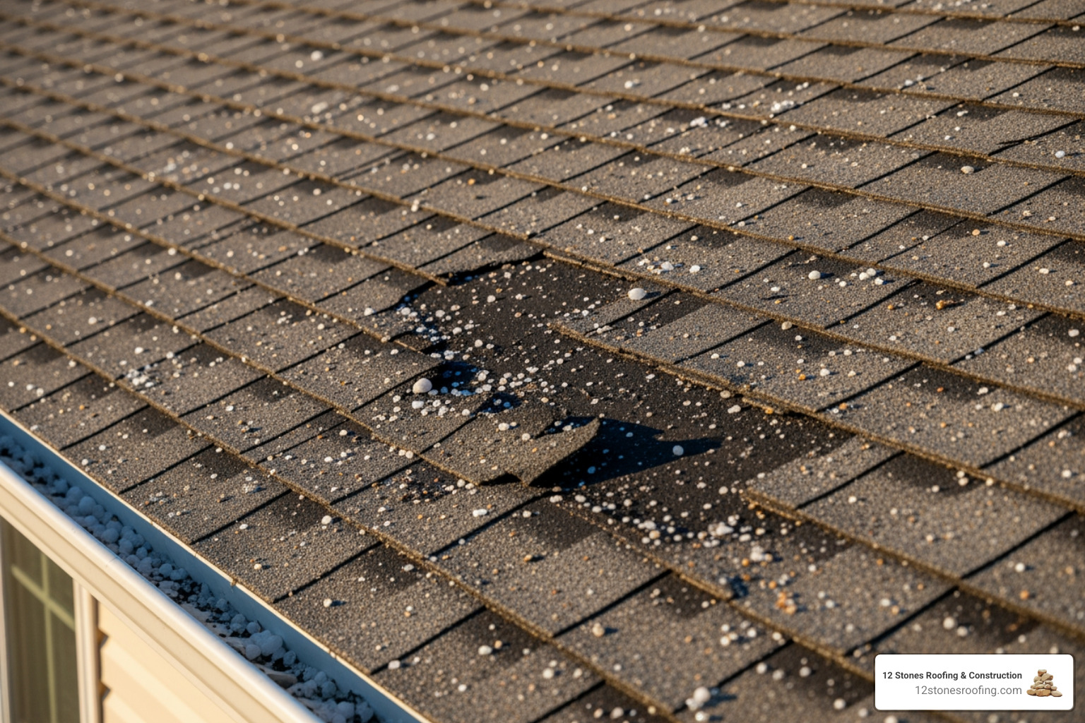 hail on a residential roof - roof repair Pearland TX hail on a residential roof - roof repair Pearland TX