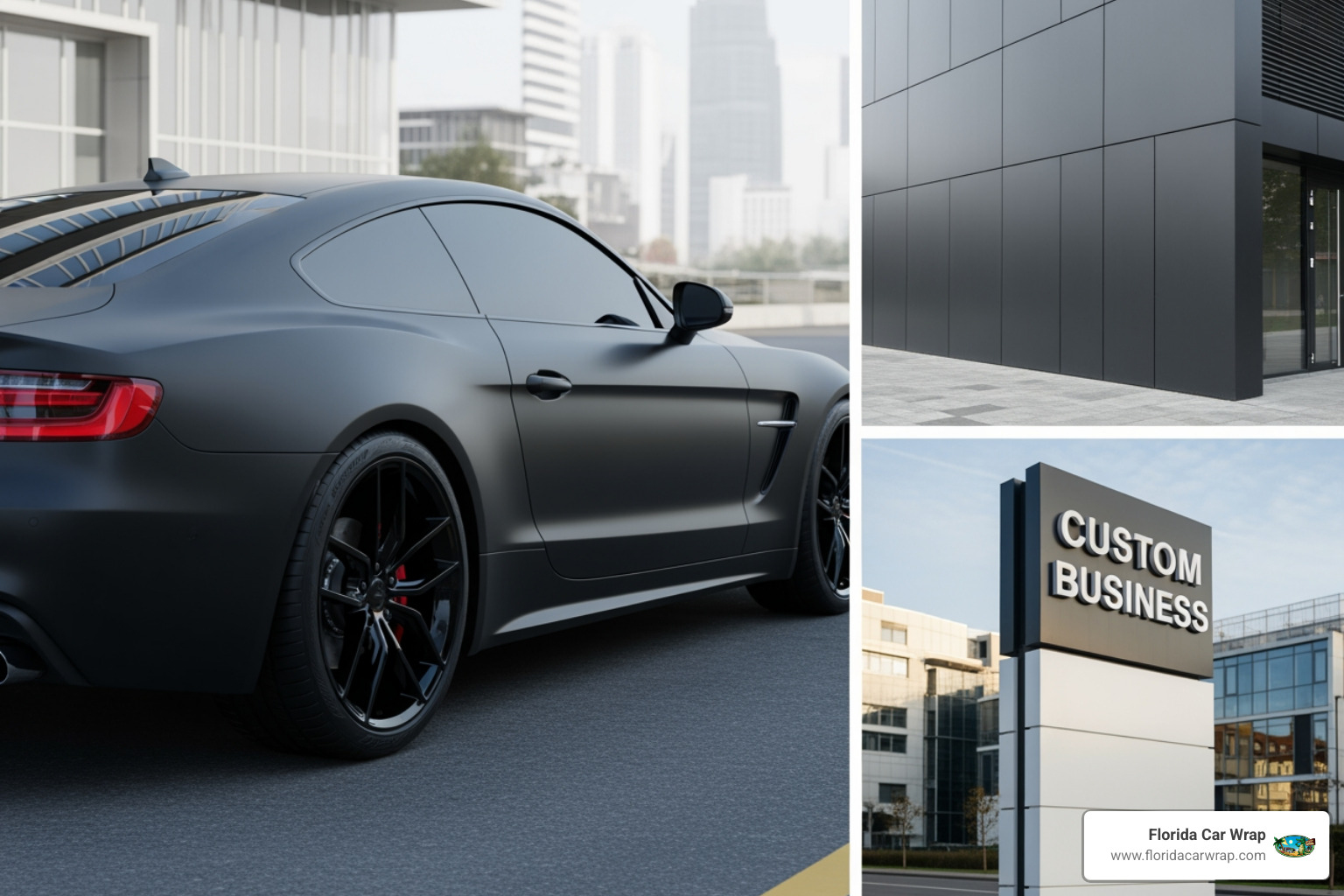 matte vinyl on vehicles, architectural surfaces, and custom signage - matte vinyl