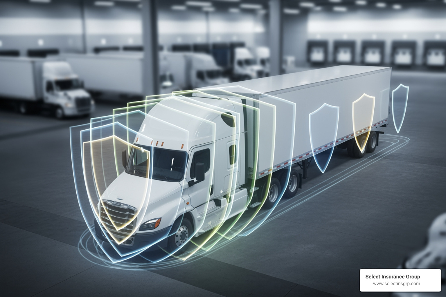diagram showing different layers of truck insurance coverage - trucking insurance nc