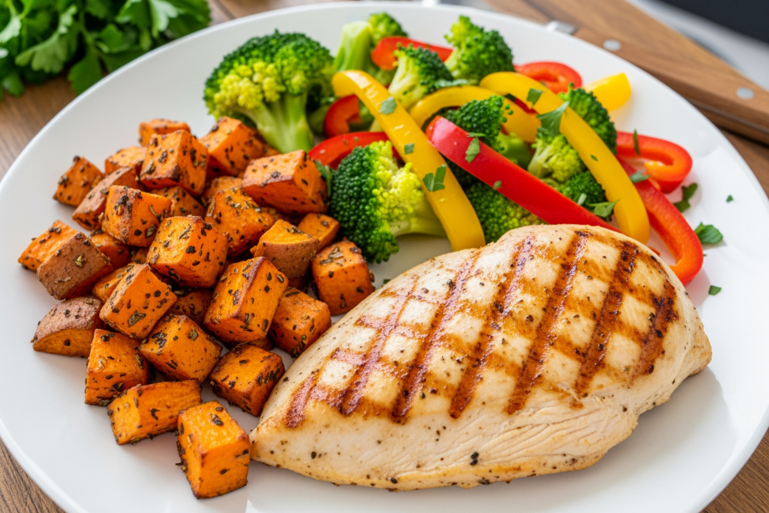 balanced post-workout meal - quick recovery after workout