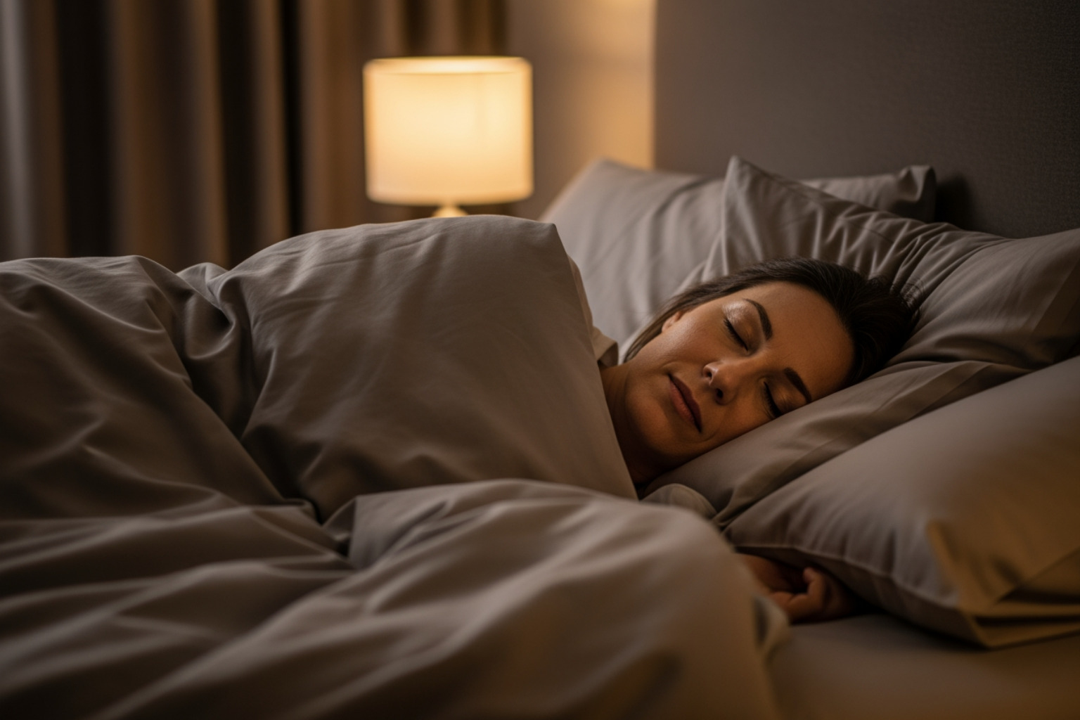 person sleeping peacefully - recovery from leg day person sleeping peacefully - recovery from leg day