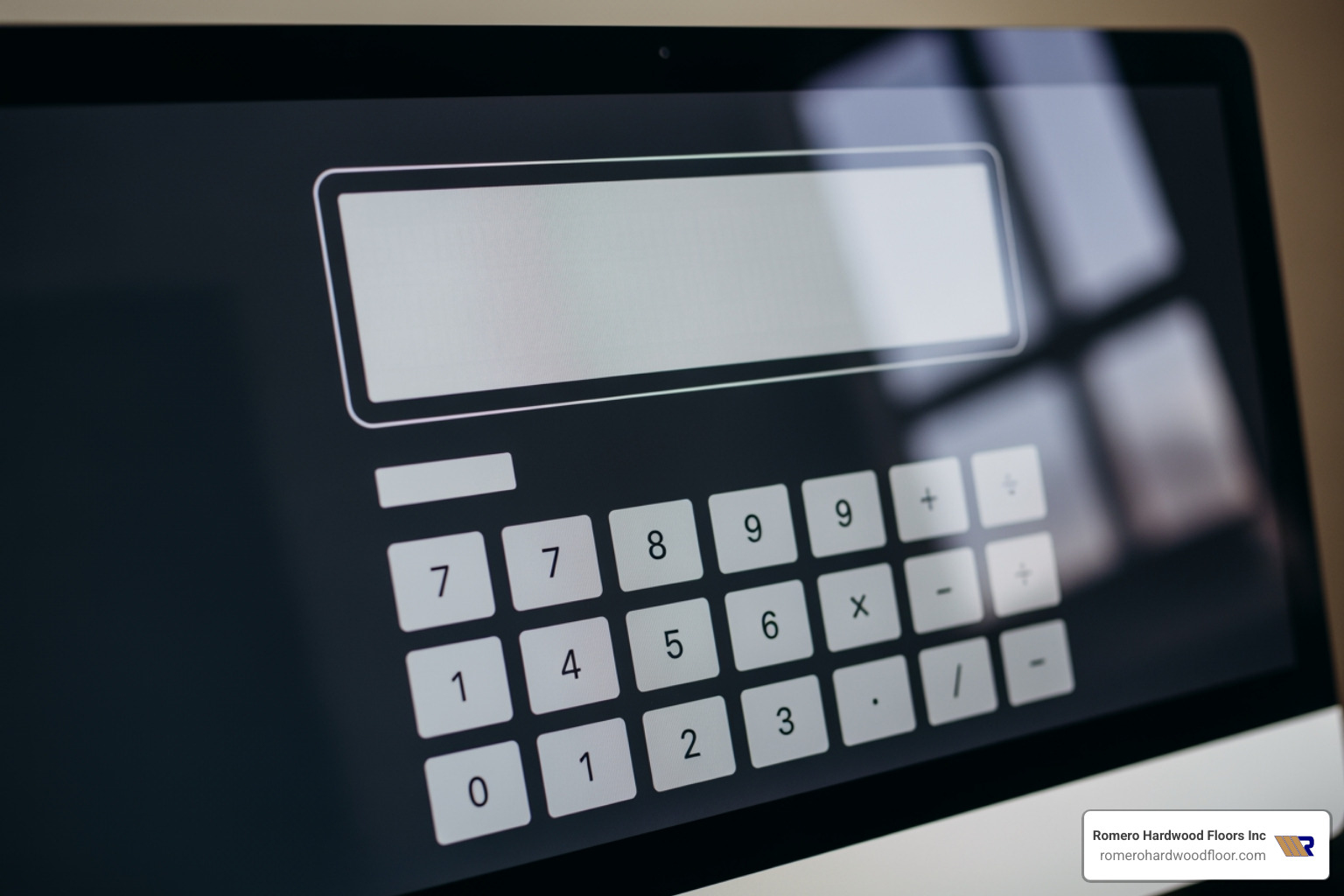 sample online flooring calculator interface - wood flooring calculator