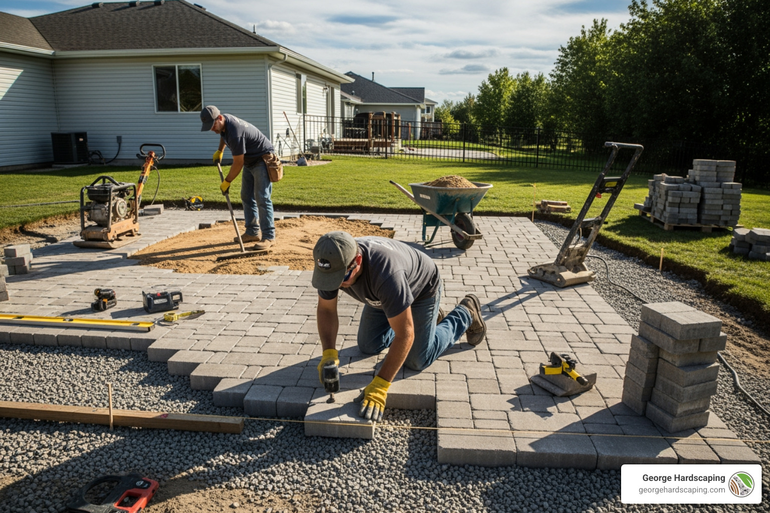 patio installation process - Patio Installation Peabody MA