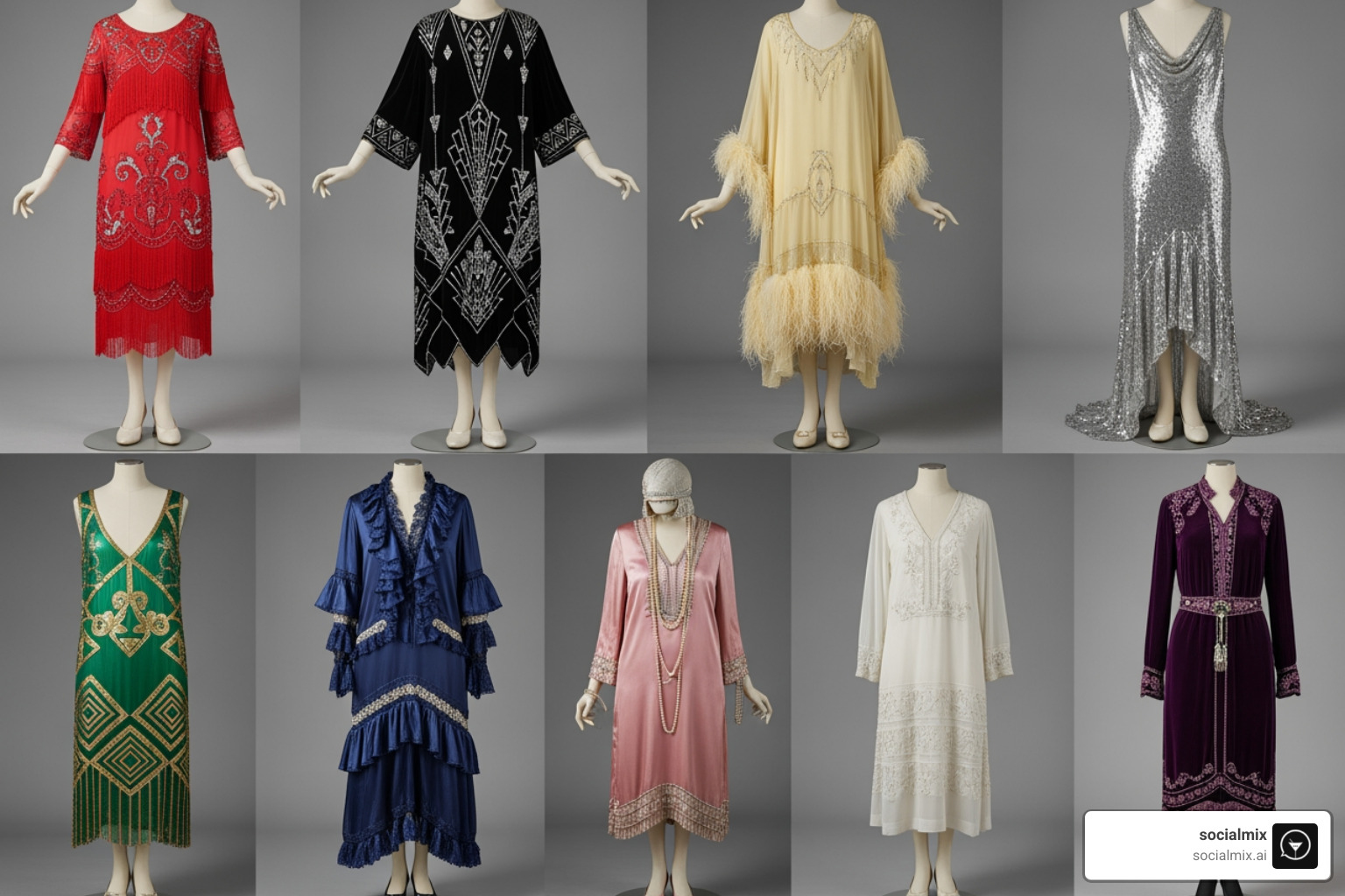 collage of 1920s dress styles - 1920 dresses collage of 1920s dress styles - 1920 dresses