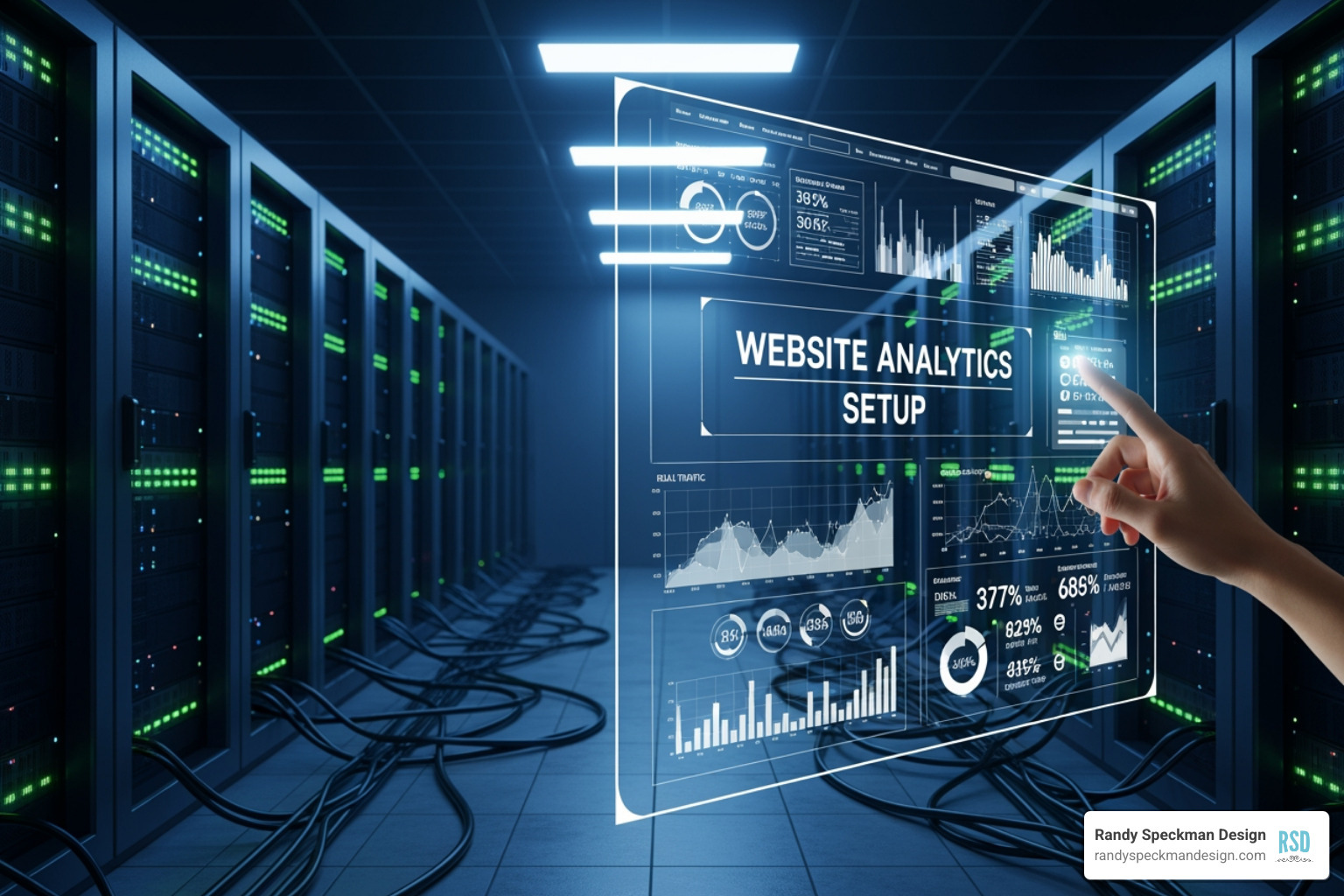 Analytics account creation screen - Website analytics setup