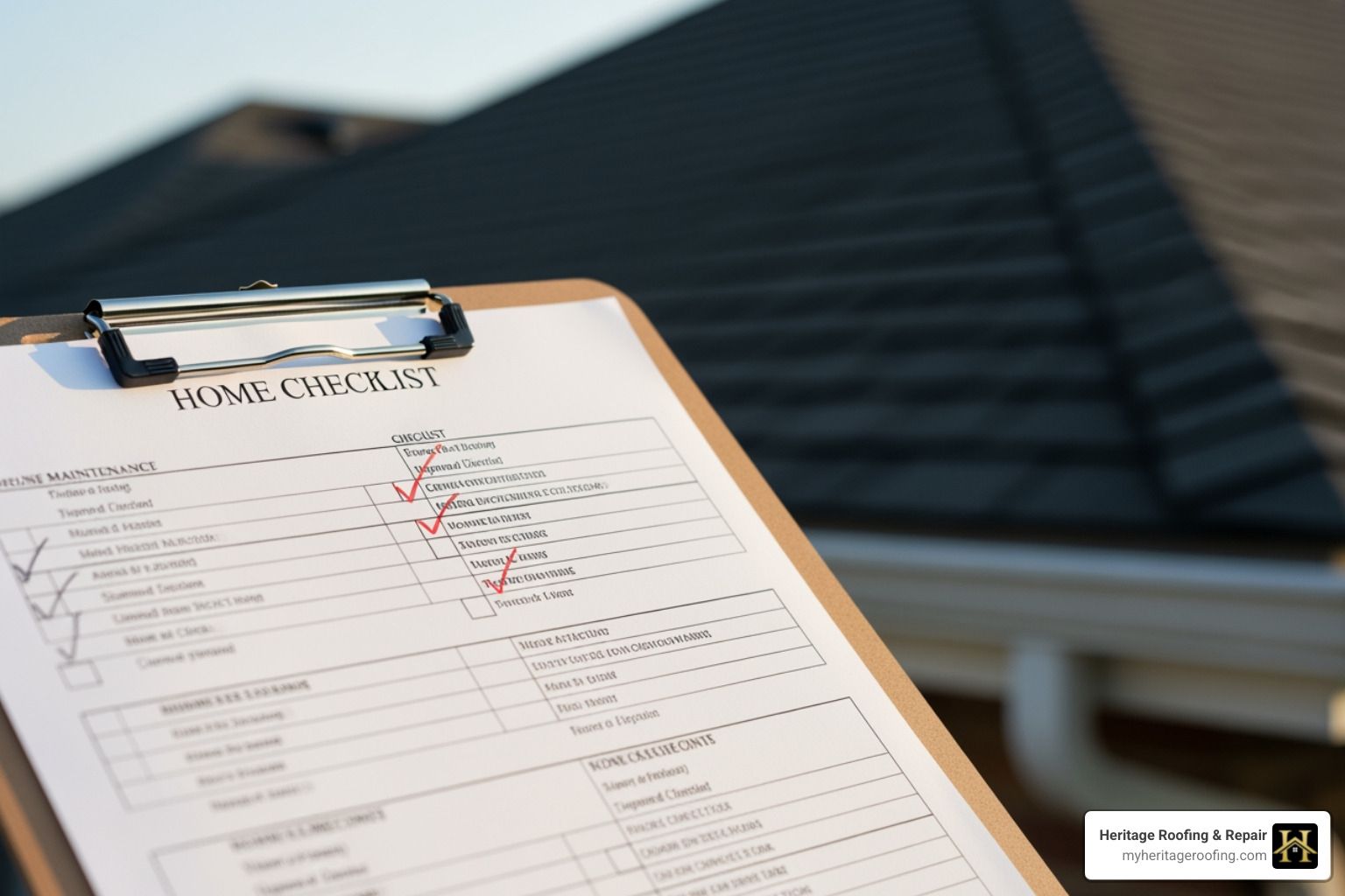 checklist on clipboard with roof background - defective shingles insurance claim checklist on clipboard with roof background - defective shingles insurance claim