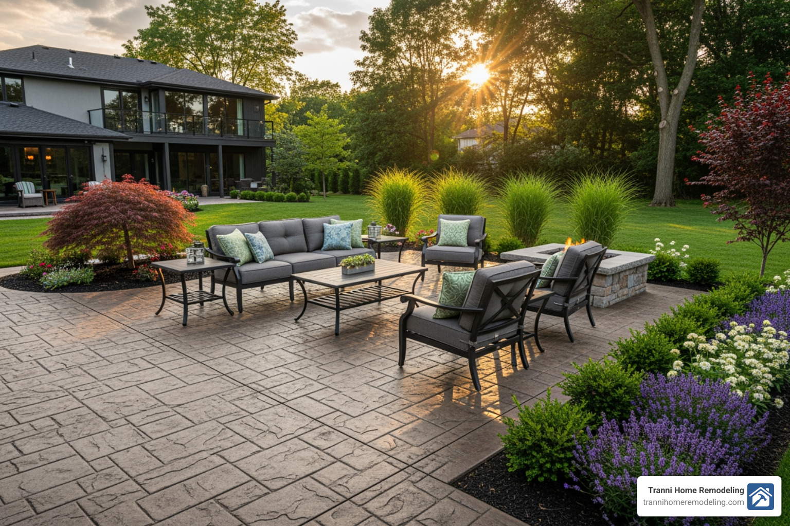 a stylish stamped concrete deck that mimics natural stone - concrete deck companies near me a stylish stamped concrete deck that mimics natural stone - concrete deck companies near me