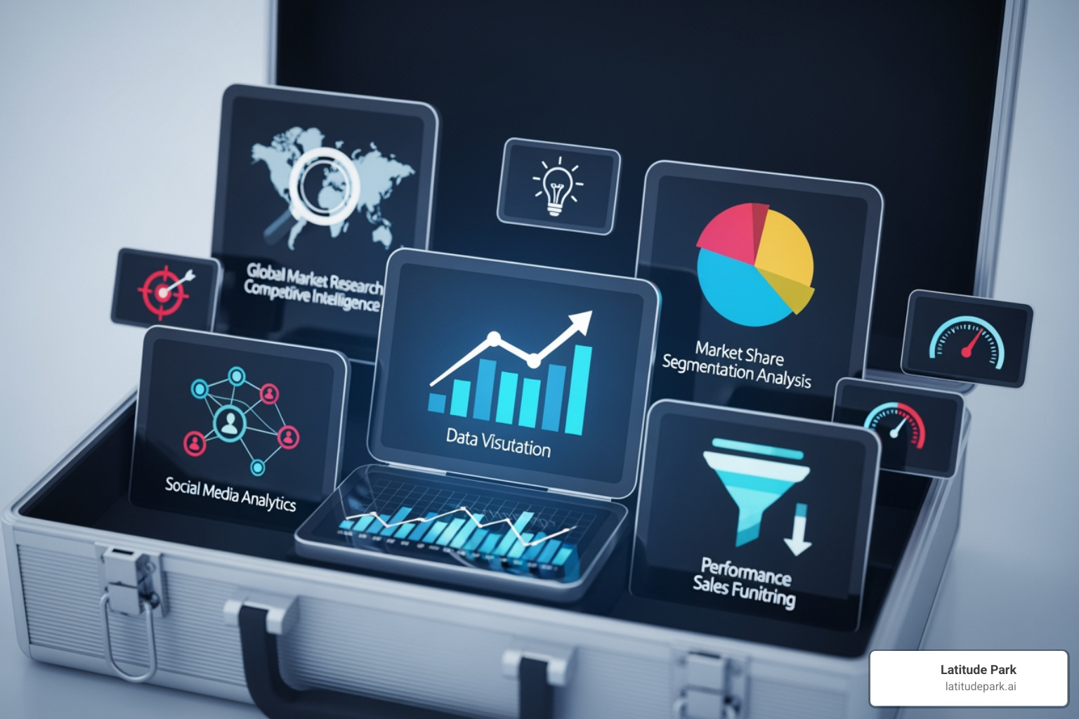 Toolbox with logos for Google Ads analysis tools - Google Ads competitive analysis Toolbox with logos for Google Ads analysis tools - Google Ads competitive analysis