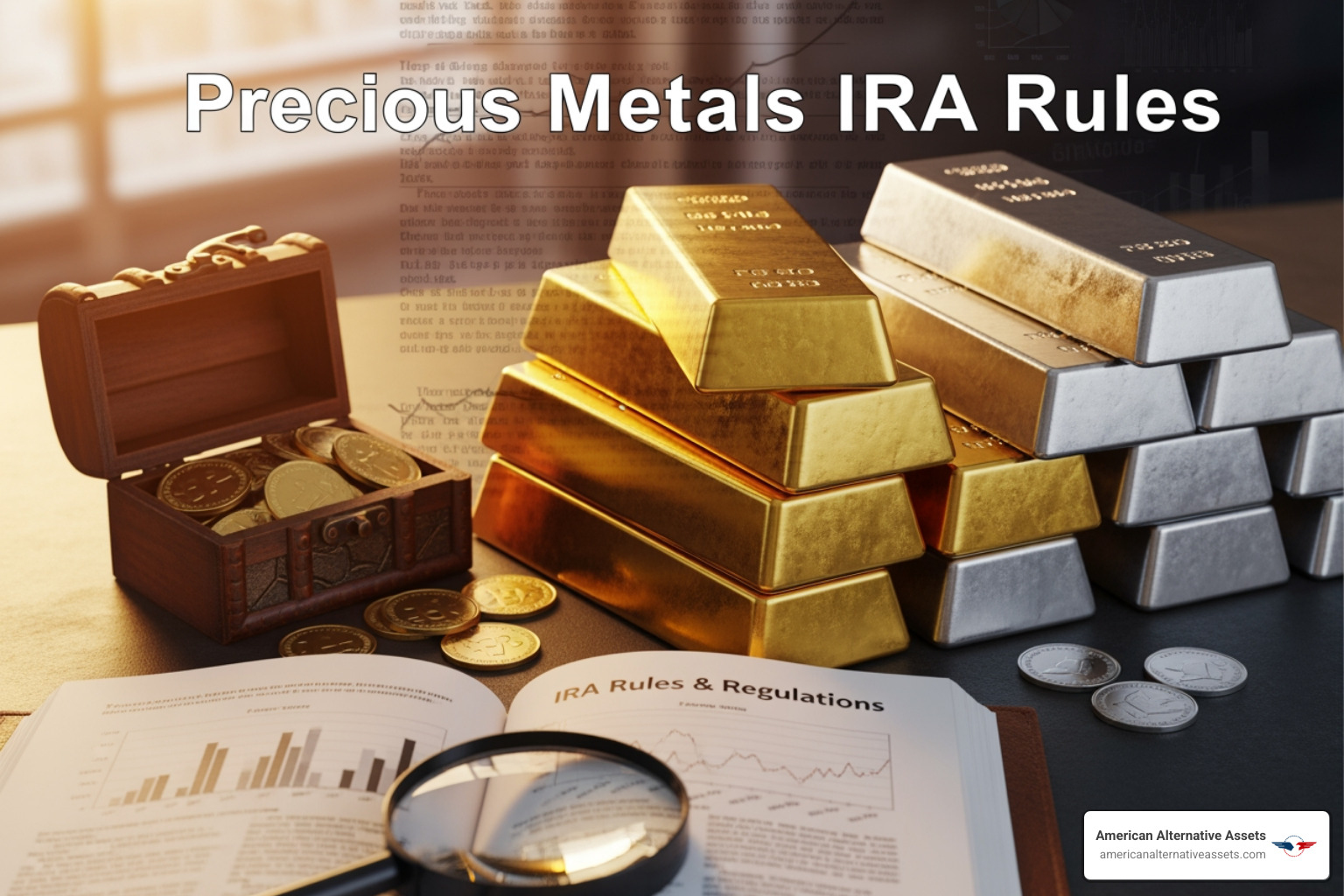 Magnifying glass over the word "Collectible" on an IRS document - precious metals IRA rules