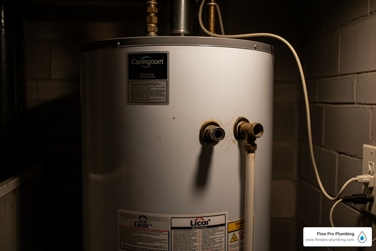 Infographic showing the top 5 signs your water heater is failing: no hot water or inconsistent temperatures, strange rumbling or popping noises from the tank, rusty or discolored water coming from taps, visible water pooling or leaks around the base, and unit age over 8-10 years with frequent repairs - water heaters service in antioch, ca Infographic showing the top 5 signs your water heater is failing: no hot water or inconsistent temperatures, strange rumbling or popping noises from the tank, rusty or discolored water coming from taps, visible water pooling or leaks around the base, and unit age over 8-10 years with frequent repairs - water heaters service in antioch, ca