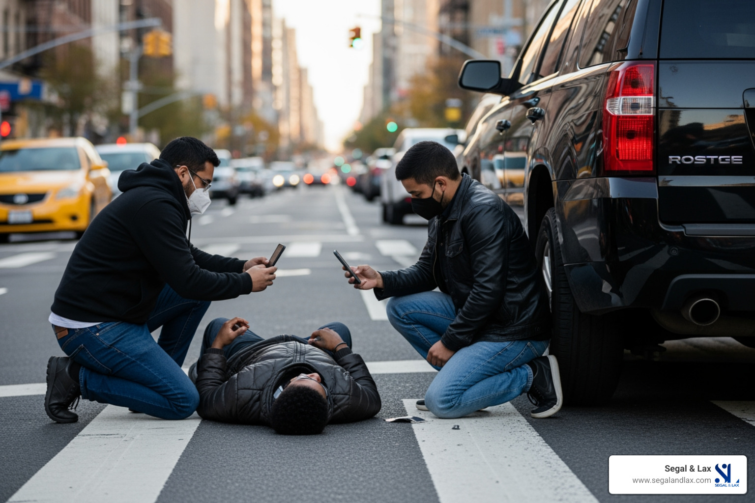 infographic showing immediate steps after a pedestrian accident in Queens including calling 911, seeking medical attention, gathering driver information, photographing the scene, collecting witness statements, avoiding fault admission, and contacting a Queens pedestrian accident attorney - Queens pedestrian accident attorney infographic showing immediate steps after a pedestrian accident in Queens including calling 911, seeking medical attention, gathering driver information, photographing the scene, collecting witness statements, avoiding fault admission, and contacting a Queens pedestrian accident attorney - Queens pedestrian accident attorney