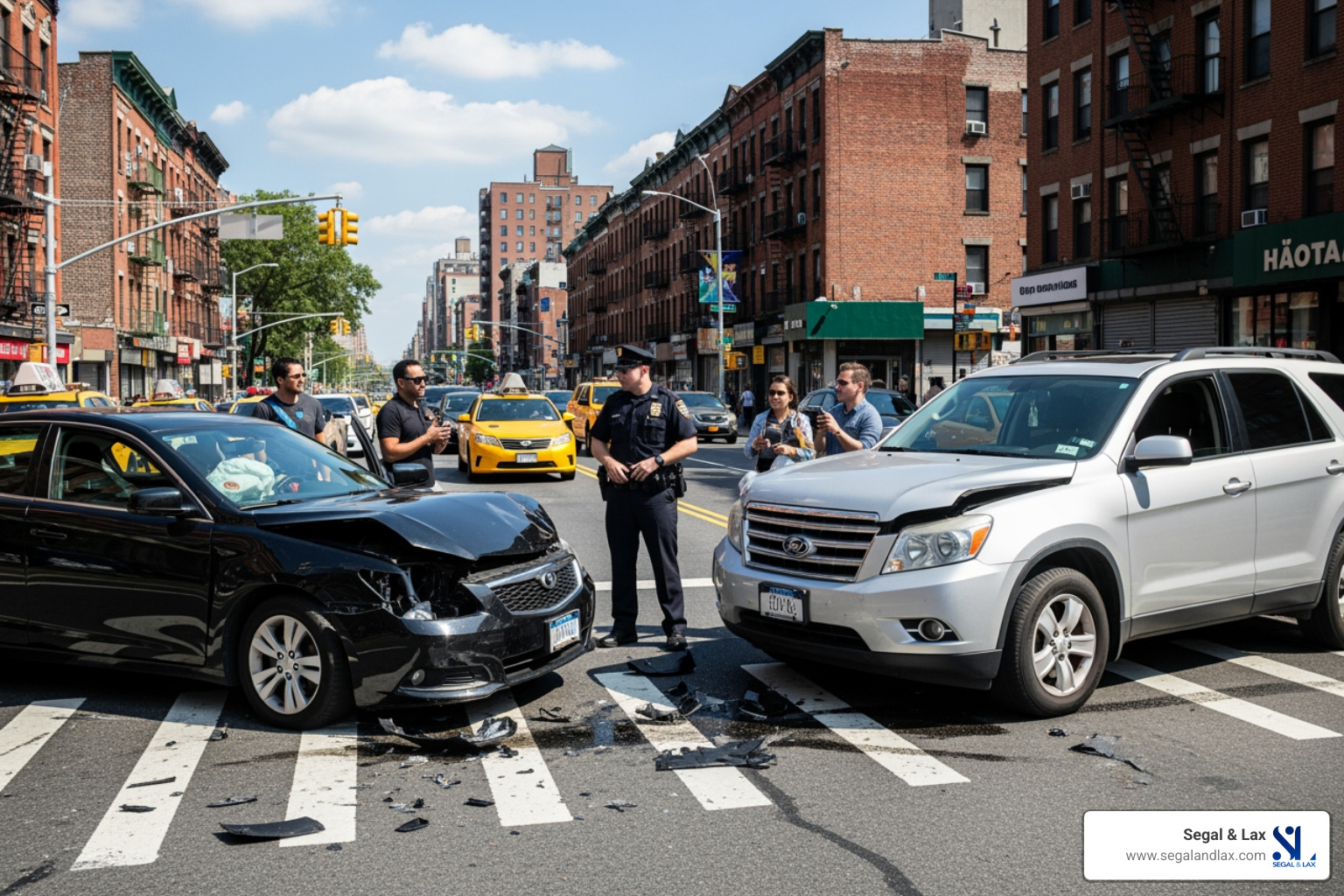 Infographic showing 5 immediate steps after a Queens car crash: 1. Ensure safety and call 911 if anyone is injured. 2. Get a police report filed at the scene. 3. Exchange information with all drivers (names, insurance, license plates). 4. Document everything with photos and witness contacts. 5. Seek medical attention immediately and contact a Queens car accident injury lawyer before speaking to insurance companies. - queens car accident injury lawyer Infographic showing 5 immediate steps after a Queens car crash: 1. Ensure safety and call 911 if anyone is injured. 2. Get a police report filed at the scene. 3. Exchange information with all drivers (names, insurance, license plates). 4. Document everything with photos and witness contacts. 5. Seek medical attention immediately and contact a Queens car accident injury lawyer before speaking to insurance companies. - queens car accident injury lawyer