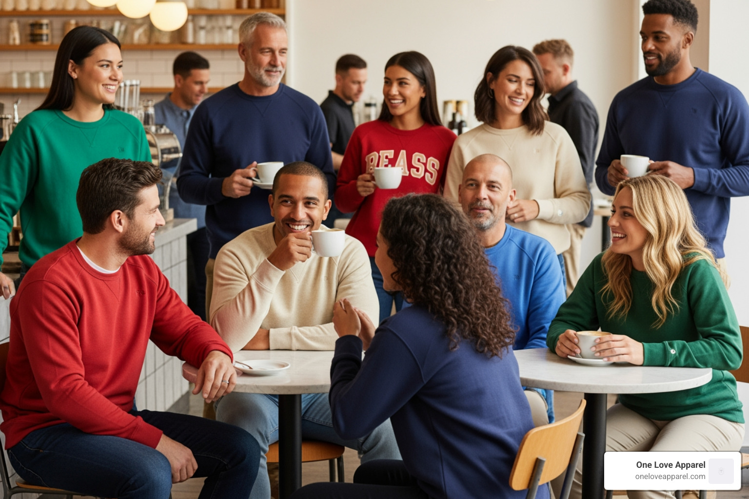 people wearing classic crewneck and zip-up sweatshirts - soft cotton sweatshirts people wearing classic crewneck and zip-up sweatshirts - soft cotton sweatshirts