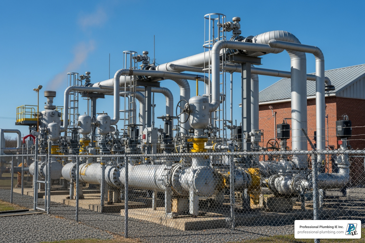 city gate station - gas distribution pipe city gate station - gas distribution pipe