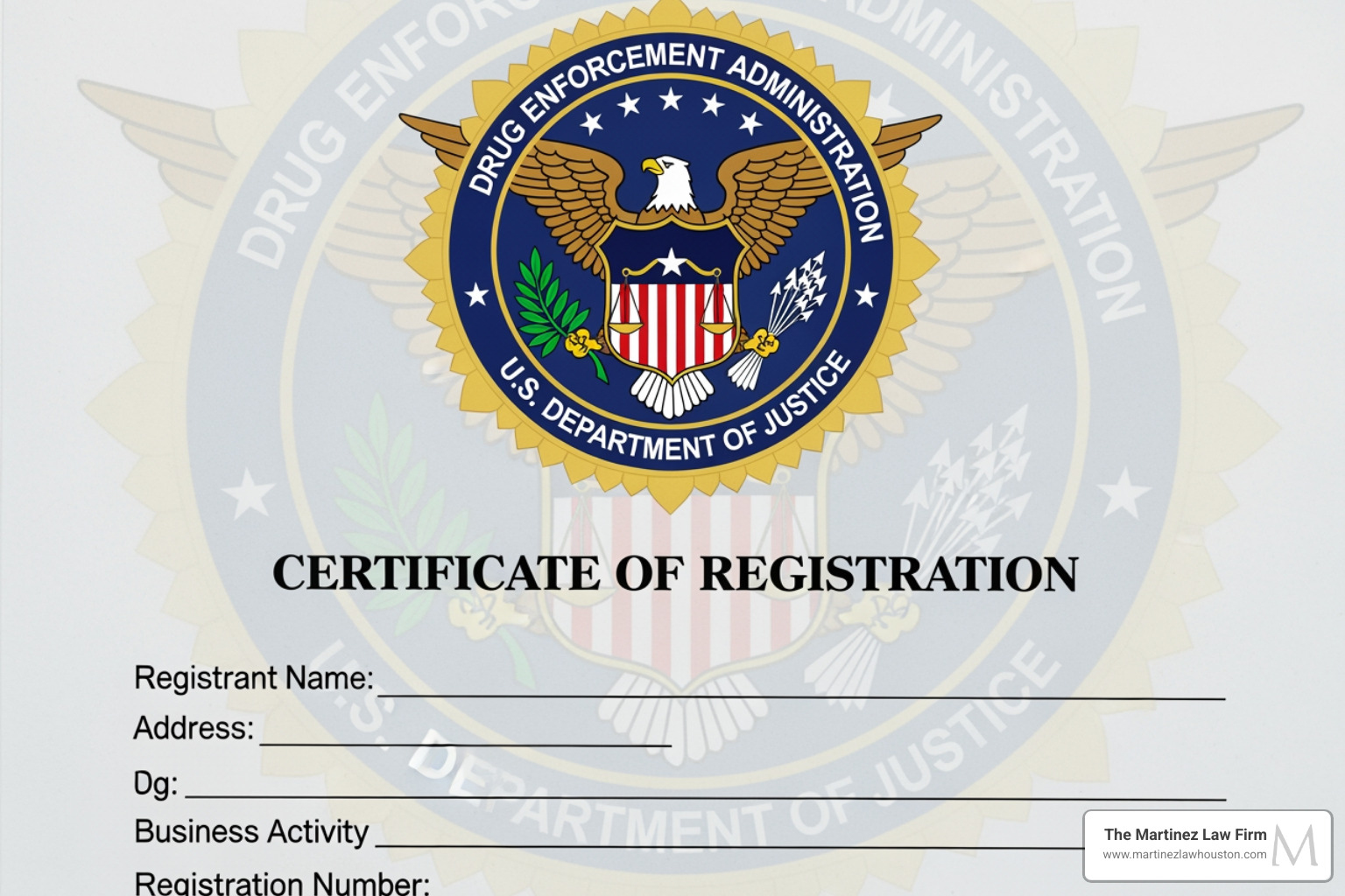 DEA logo on a document - is xanax a controlled substance