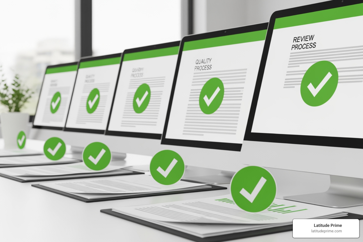 Quality check process with checkmarks indicating approval at each stage of medical translation - french to english medical translation Quality check process with checkmarks indicating approval at each stage of medical translation - french to english medical translation
