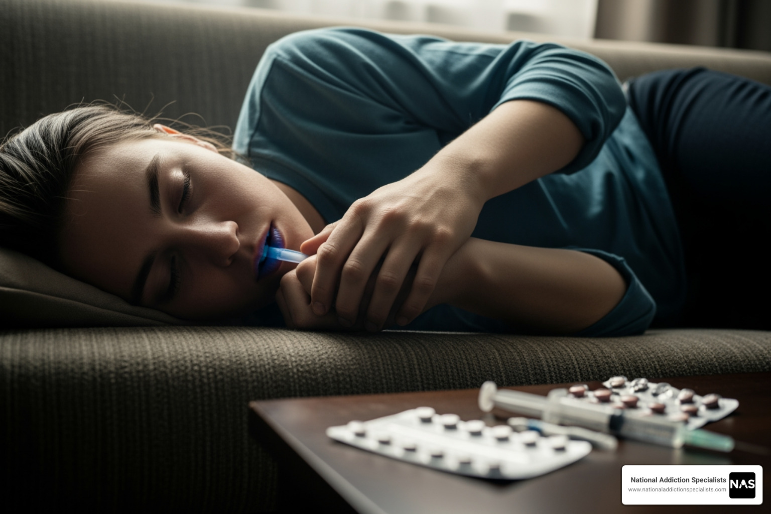 Infographic comparing signs of normal drowsiness and Suboxone overdose - suboxone and sleep