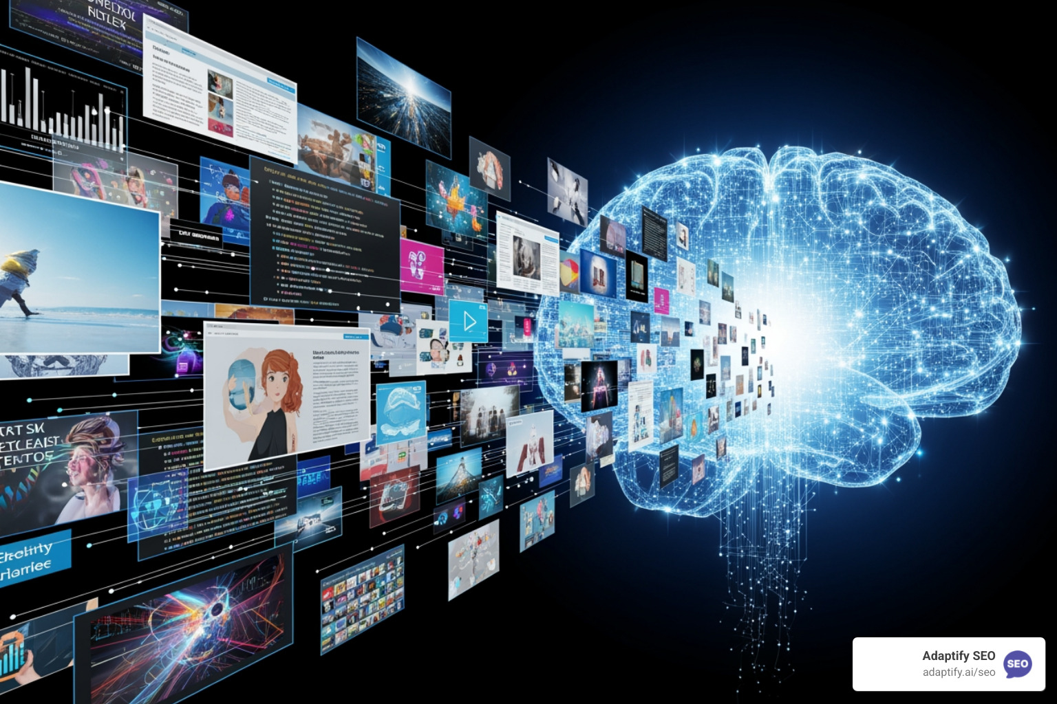 AI generating diverse content - Marketing content automation