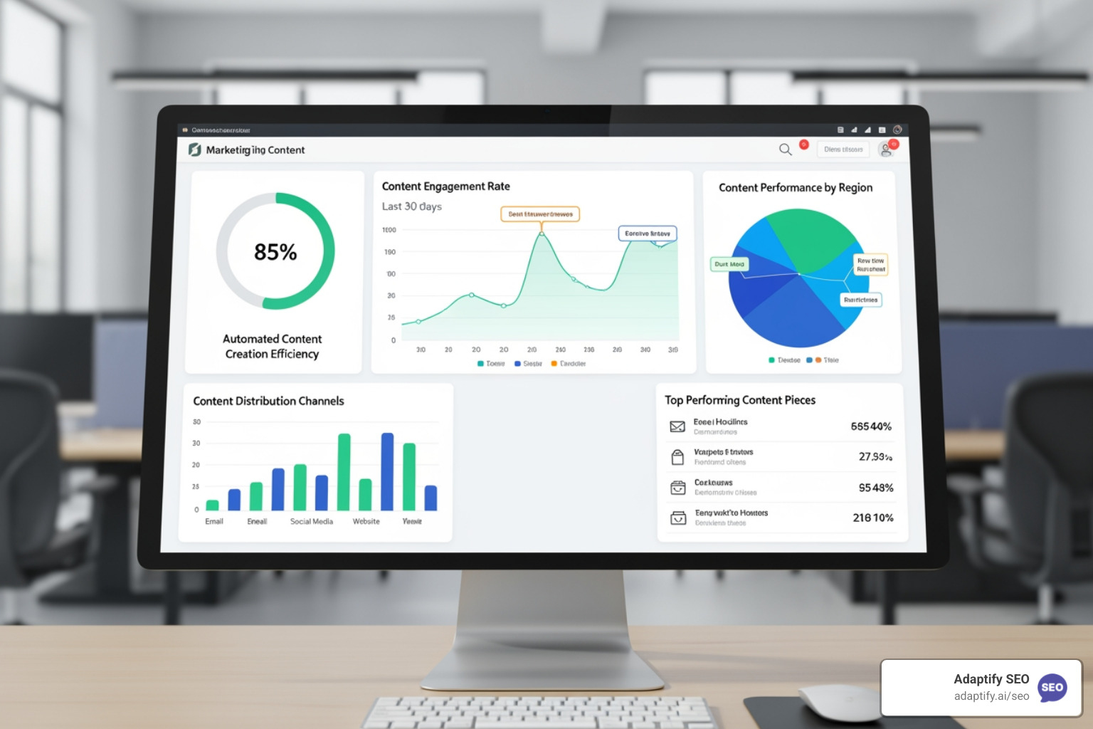 marketing content automation dashboard - Marketing content automation