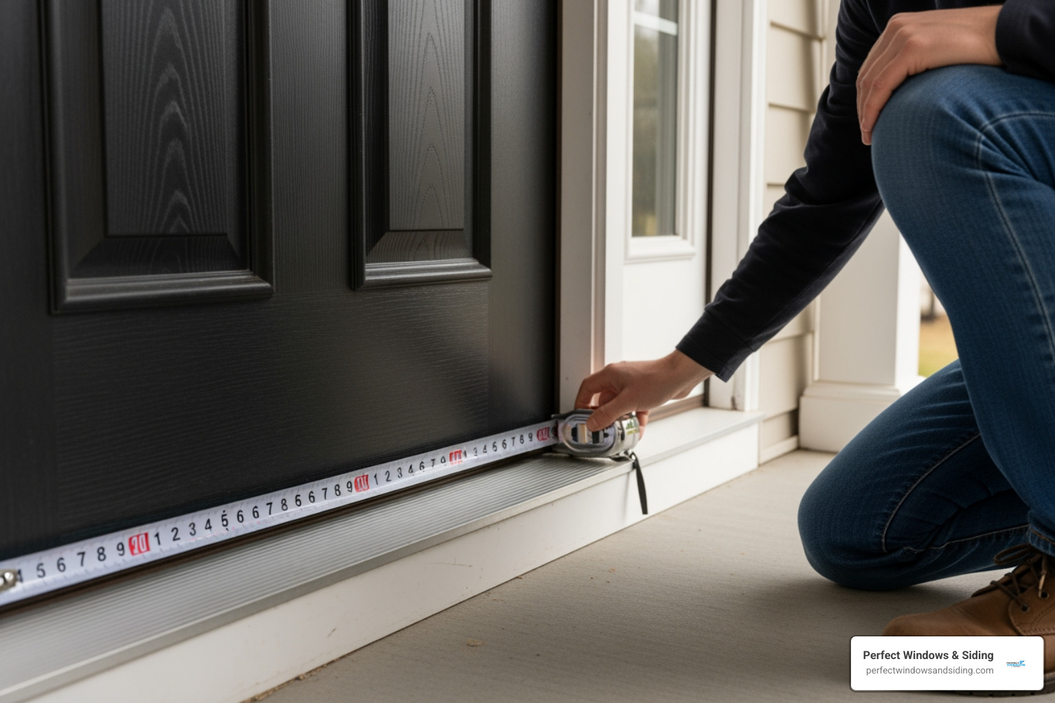 illustration of where to measure a door for a new bottom seal - exterior metal door bottom seal replacement illustration of where to measure a door for a new bottom seal - exterior metal door bottom seal replacement