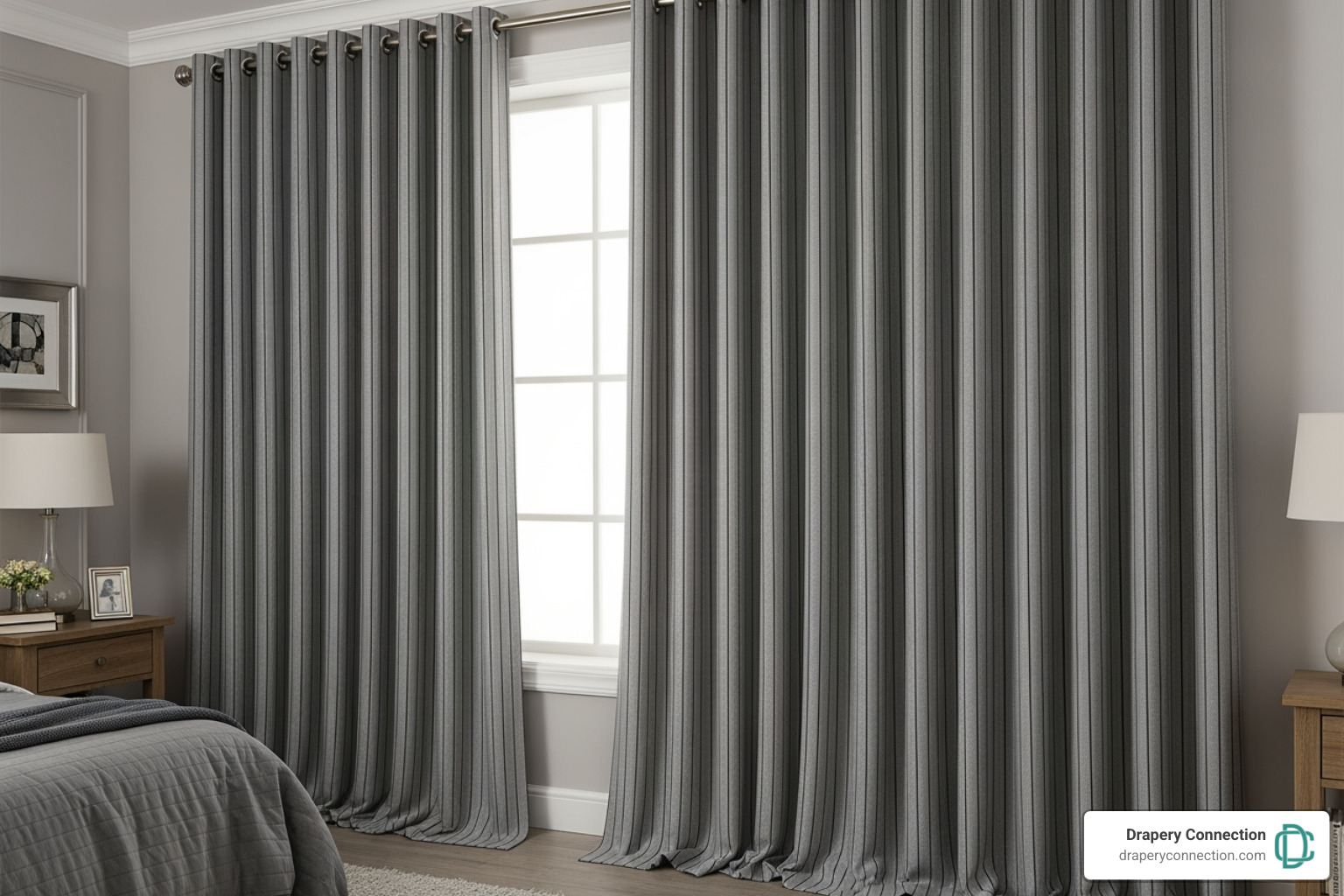 thick lined draperies in a bedroom - energy efficient window treatments thick lined draperies in a bedroom - energy efficient window treatments